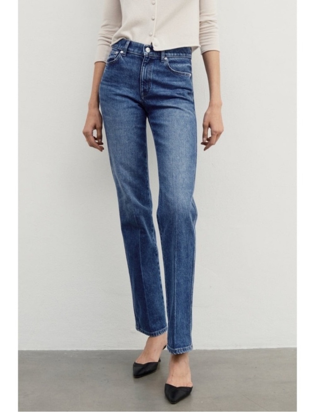 AYR Jeans The Legend Straight in Russell Wash Blue